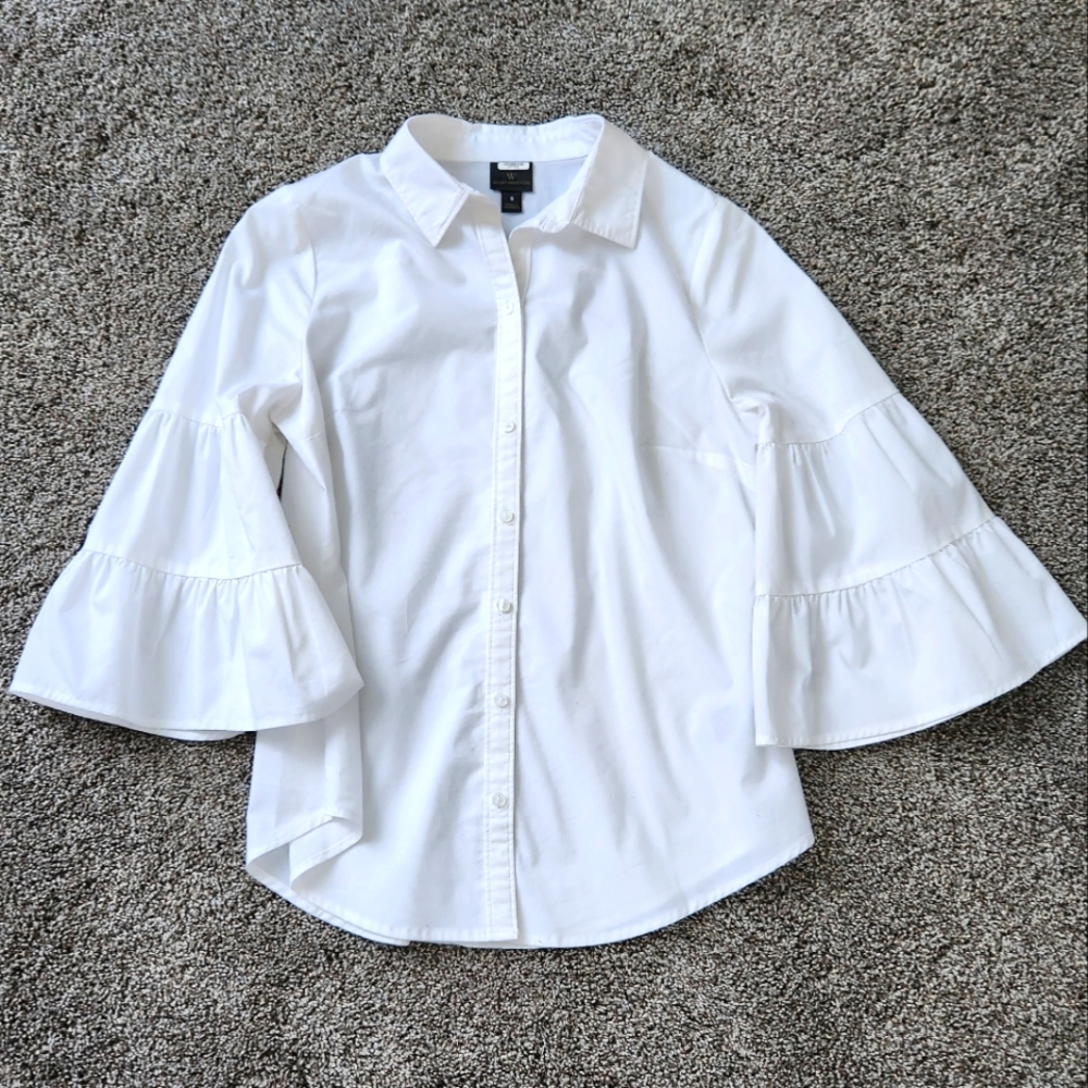 Worthington Button-Up Blouse